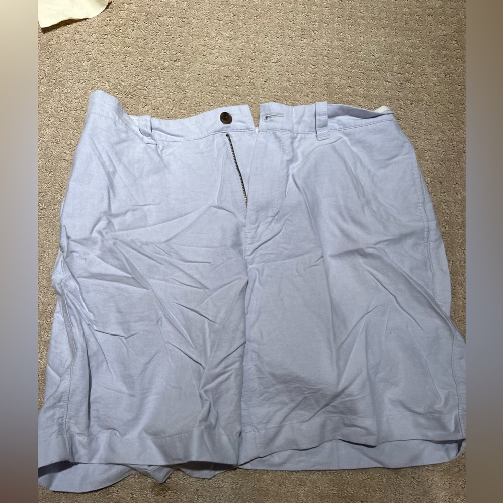 J. Crew Baby Blue Spotted Cargo Shorts